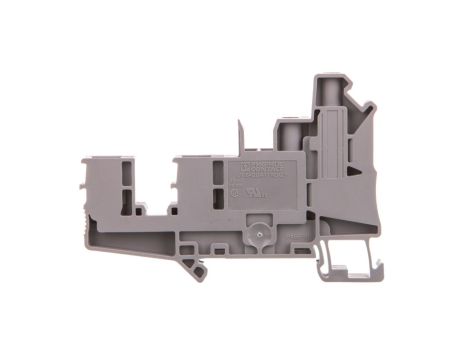 Złączka szynowa 4-przewodowa 6mm2 śrubowa/wtykowa szara UT 6-QUATTRO/2P 3060568