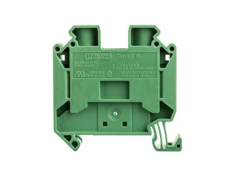 Złączka szynowa 2-przewodowa 16mm2 zielona UT 16 GN 3044211 /50szt./