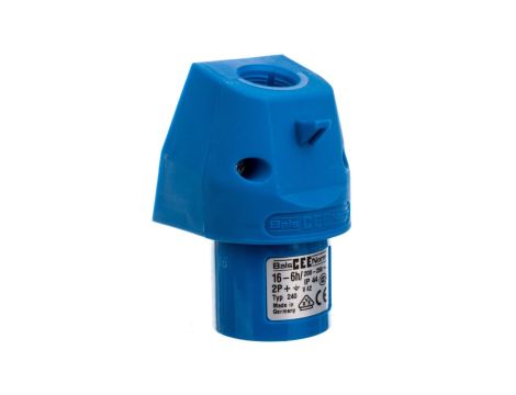 Wtyczka odbiornikowa naścienna GT 16A 3p 230V 6h IP44 BL 240