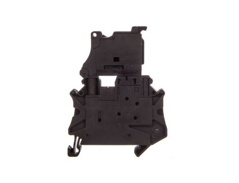 Złączka szynowa z bezpiecznikiem 5x20 6,3A 2-przewodowa 4mm2 czarna UT 4-HESILA 250 3046100 /50szt./