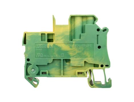 Złączka szynowa ochronna 4mm2 śrubowa/wtykowa zielono-żółta UT 4-TWIN/ 1P-PE 3060283