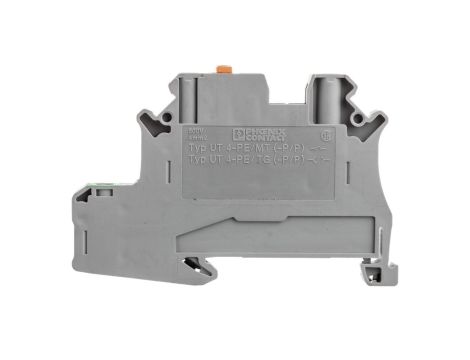 Złączka szynowa ochronna rozłączalna 4mm2 szara UT 4-PE/MT 3070011 /50szt./