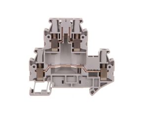 Złączka szynowa rozłączalna 4-przewodowa 4mm2 szara UTTB 4-TG 3044720