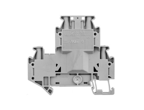 Złączka szynowa rozłączalna 4-przewodowa 4mm2 szara UTTB 4-TG P/P 3044801