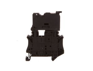 Złączka szynowa z bezpiecznikiem 6,3x32 2-przewodowa 6mm2 czarna LED 24V /ACDC UT 6-HESILED 24 3046414 /50szt./