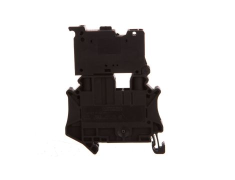 Złączka szynowa z bezpiecznikiem 6,3x32 2-przewodowa 6mm2 czarna LED 250V AC/DC UT 6-HESILA 250 3046430