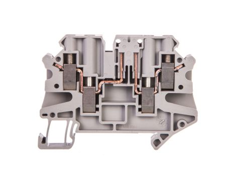 Złączka szynowa rozłączalna 4-przewodowa 4mm2 szara UT 4-QUATTRO-TG P/P 3064030 /50szt./