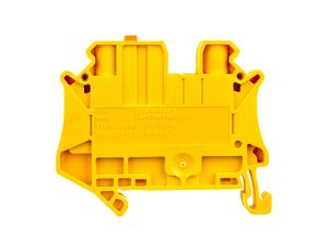 Złączka przelotowa 2-przewodowa z odłącznikiem nożowym 6mm2 żółta UT 6-MT P/P YE 3064073