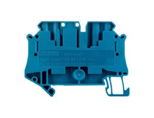 Złączka szynowa rozłączalna 4-przewodowa 4mm2 niebieska UT 4-QUATTRO-TG P/P BU 3073089 /50szt./