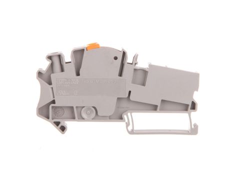 Złączka szynowa rozłączalna do przekładników pomiarowych 2-przewodowa 4mm2 śrubowa/wtykowa szara UTME 4-CT/1P 3057432 /50szt./