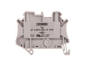 Złączka szynowa elementów kontrolnych 2-przewodowa 4mm2 szara UT 4-MTD-DIO/R-L 3046236 /50szt./