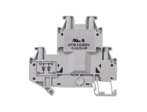 Złączka szynowa elementów kontrolnych 2-piętrowa 4-przewodowa 2,5mm2 szara UTTB 2,5-2DIO/O- 3046689 /50szt./