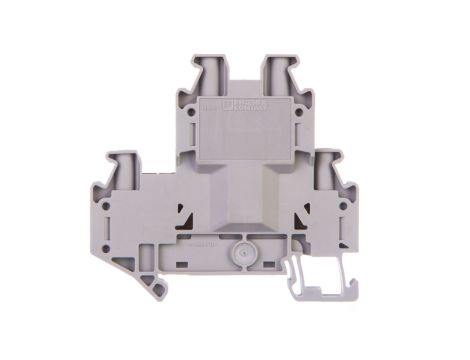 Złączka szynowa elementów kontrolnych 2-piętrowa 4-przewodowa 4mm2 szara UTTB 4-BE 3074444