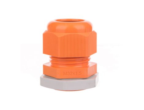 Dławnica kablowa poliamidowa M32 IP66 AKMF 32 pomarańczowa 36001036