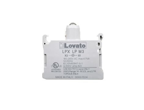 Lampka LED zielona fi 22mm 185-265V AC światło ciągłe LPXLPM3
