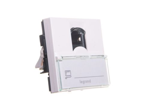 MOSAIC Gniazdo komputerowe pojedyncze RJ45 FTP kat.6 2 moduły białe 076565