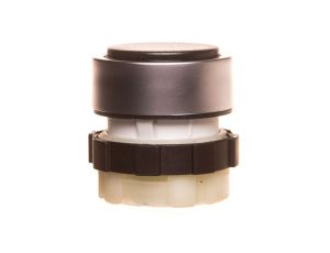 Przycisk czarny bez samopowrotu 22mm IP67 pierścień czołowy aluminium BE-B3D-SW-0000000
