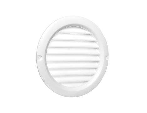 Kratka okrągła z siatką 100mm biała WPFMV100BVWH