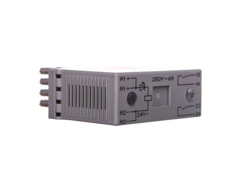 Moduł przekaźnikowy 20mm 24V DC 2z 286-328 /1szt./