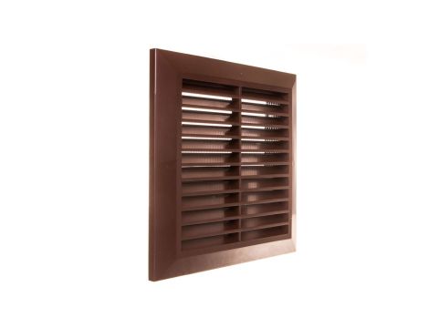 Kratka wentylacyjna 137x137mm brązowa T40BR