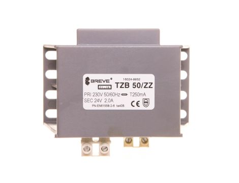 Transformator 1-fazowy bezpieczeństwa TZB 50/ZZ 230/ 24V 2,08A, Ta 40, 16024-9932