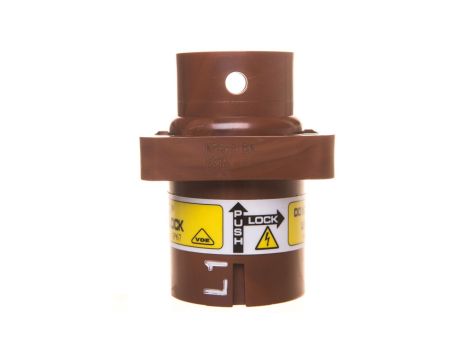 Obudowa gniazda pulpitowa EPIC POWERLOCK A6 C L1 brązowa BP M12 44420228