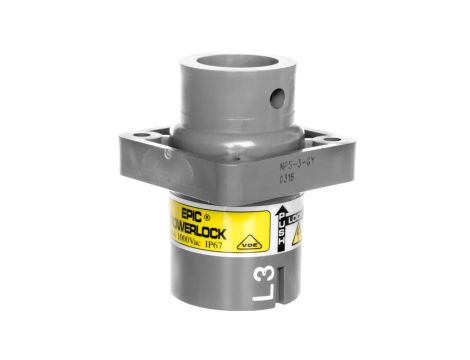 Obudowa gniazda pulpitowa EPIC POWERLOCK A6 C L3 szara BP M12 44420230