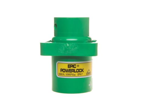 Obudowa gniazda pulpitowa EPIC POWERLOCK A6 C PE zielony BP M12 44420226