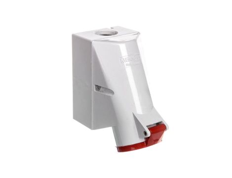 Gniazdo naścienne 2-częściowe 32A 4p 6h 400V IP44 zaciski śrubowe MEN1425