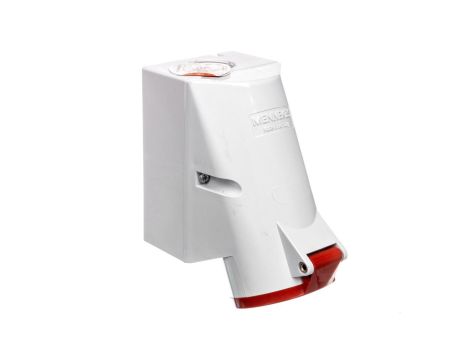 Gniazdo naścienne 2-częściowe 32A 5p 6h 400V IP44 zaciski bezśrubowe MEN422