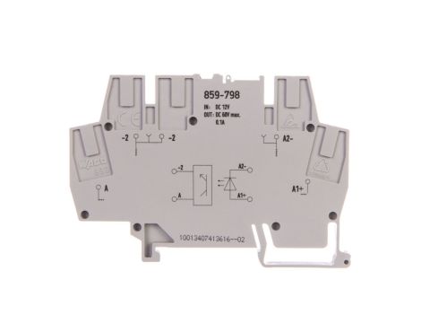 Złączka z optoseparatorem 12 / 24V DC / 0,1A / -25 / +30 859-798 /10szt./