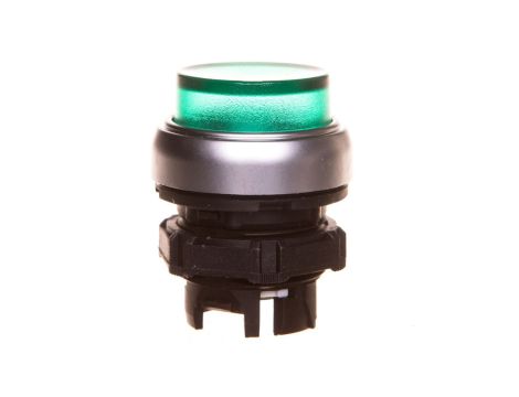 Napęd przycisku zielony z podświetleniem bez samopowrotu LPCQL203
