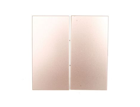 Simon 54 Klawisz podwójny łącznika schodowego do SW6/2M złoty mat DKW6/2/44