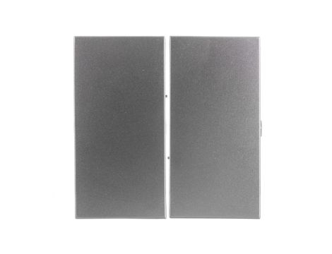 Simon 54 Klawisz podwójny do SW7/2XM i SW6P1M srebrny mat DKW9/43