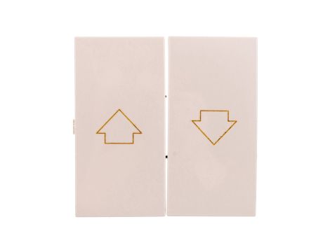 Simon 54 Klawisz do przycisku żaluzjowego SZP1WM kremowy DKZP1W/41