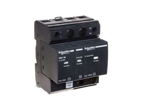 Ochronnik przeciwprzep. PRD1 25r, 1 bieg.+N, 350 V, z sygnalizacją 16330