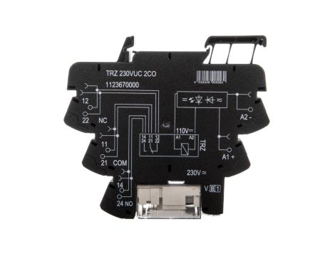 Przekaźnik przemysłowy 2P 8A 230V AC/DC TRZ 230VUC 2CO 1123670000