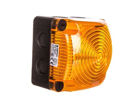 Sygnalizator ostrzegawczy żółty 115-230V AC LED stały IP66 853.300.60