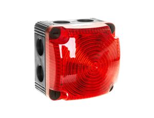 Sygnalizator ostrzegawczy czerwony 115-230V AC LED błyskowy podwójny 853.110.60