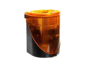 Syrena wielotonowa z sygnalizacją błyskową LED podwójną żółtą 230V AC 444.300.68