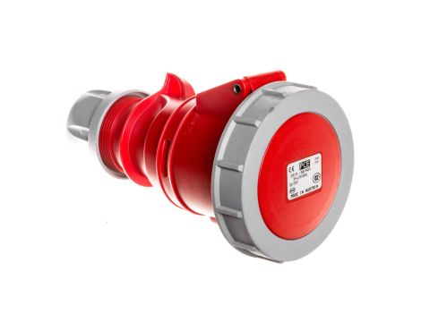 Gniazdo przenośne 32A 4P 400V czerwone IP67 TWIST 2242-3V