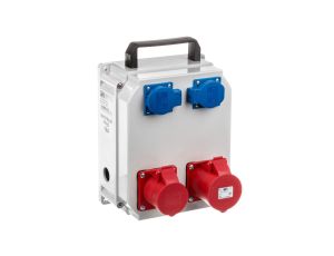 Rozdzielnica przenośna ŚWINOUJŚCIE 32A/4P 16A/4P 2xGS IP44 90143051W