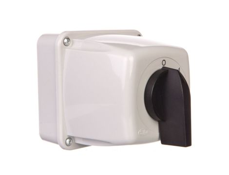 Łącznik krzywkowy 0-1-2 3P 25A IP44 w obudowie Łuk 25-33 922521