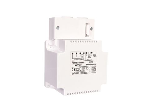 Zasilacz niebuforowy transformatorowy 230VAC 3A/2,8A/2,5A TRP 50VA/16V/18V/20V AWT 500