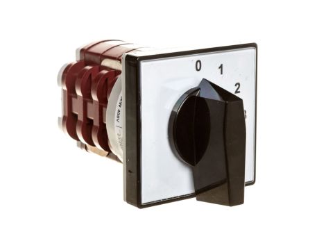 Łącznik krzywkowy 0-1-2-3 2P 25A do wbudowania 4G25-124-U