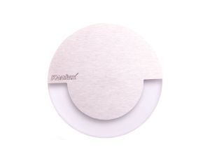 Oprawa przyschodowa LED okrągła SOLA LED WW 0.8W 12 DC 13lm kl.III IP20 barwa ciepła 3000K stal nierdzewna 23100