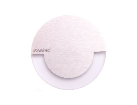 Oprawa przyschodowa LED okrągła SOLA LED WW 0.8W 12 DC 13lm kl.III IP20 barwa ciepła 3000K stal nierdzewna 23100