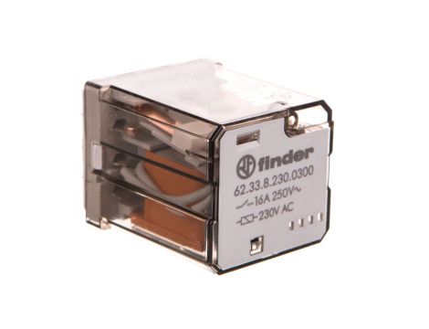 Przekaźnik mocy 3Z 16A 230V AC do gniazda lub Faston 187 62.33.8.230.0300