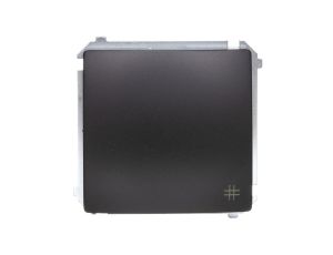 Simon Basic Łącznik krzyżowy 10AX, 250V grafit matowy BMW7.01/28