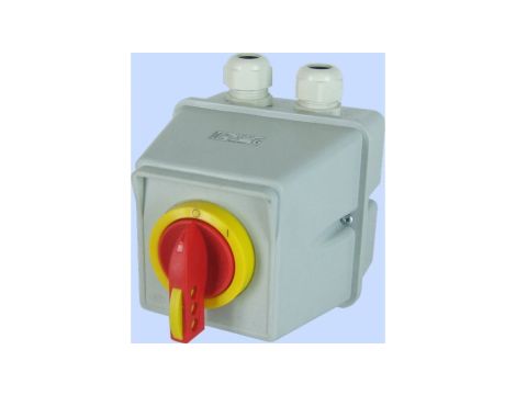 Łącznik krzywkowy 0-1 100A 3P w obudowie zamykany na kłódkę IP44 LK 100-13/5